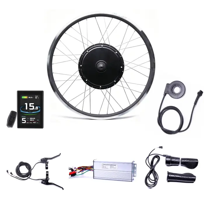 Kits de conversion de vélo électrique Ebike avec moteur arrière 48V 1000W/1500W, livraison rapide, p