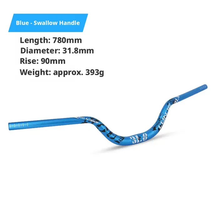 Guidon de vélo de montagne en alliage d'aluminium LUNJE