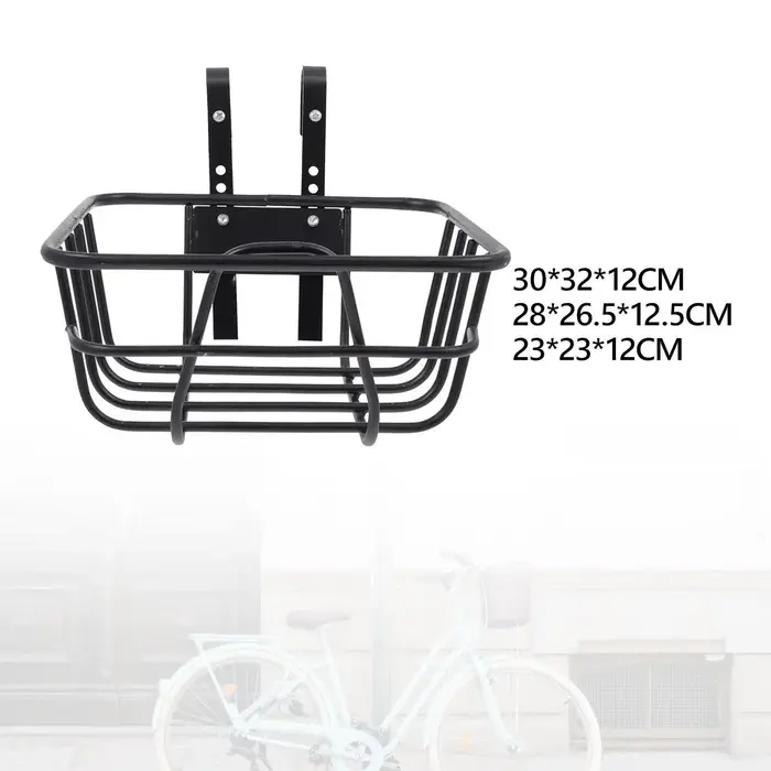 Panier avant de vélo, panier de guidon pour vélo, accessoires de cyclisme, support de bagages en fer