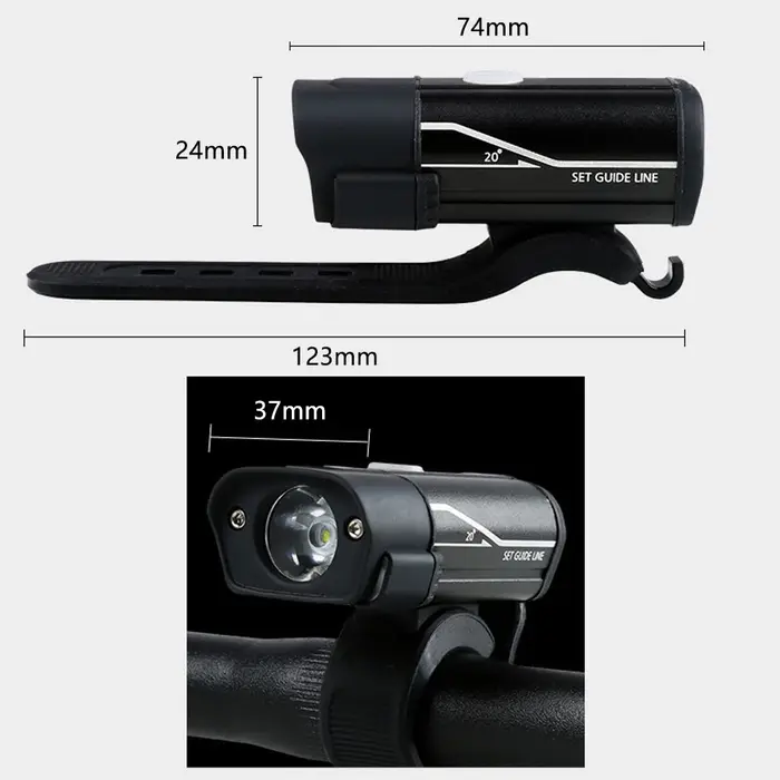 Phare de vélo Rechargeable par USB