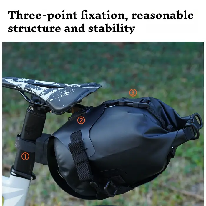 Support de sac de selle de vélo