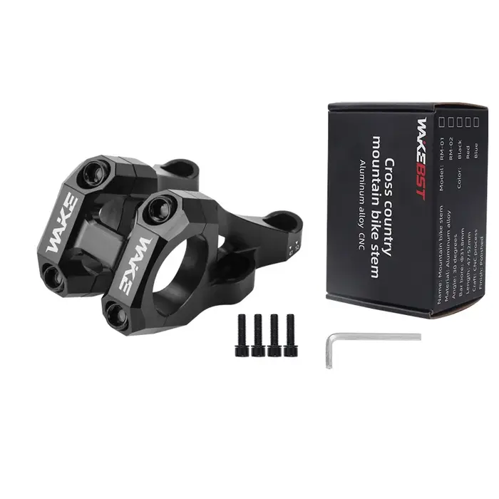 Tige de guidon courte en alliage d'aluminium pour VTT, CNC, 31,8 mm, légère, pour descente, accessoi