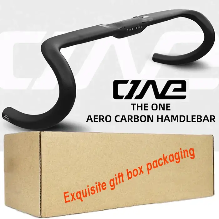 Guidon de vélo en carbone THE ONE AERO pour vélo de gravier de route