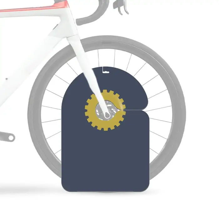 Déflecteur de lavage de frein à disque de vélo