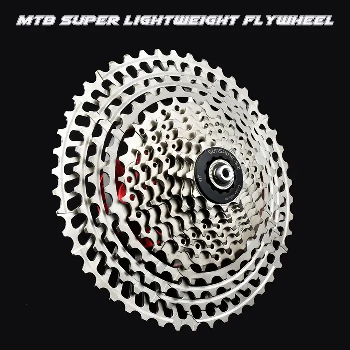 SUNSHINE Ultralight MTB Cassette CNC 10/11/12Speed 46-52T HG roue libre pour la transmission SHIMANO DEORE SLX XT SRAM