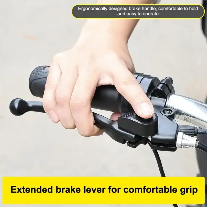 Leviers de frein de vélo BMX ultralégers pour vélo électrique, poignée confortable en alliage d'aluminium pour le cyclisme longue distance