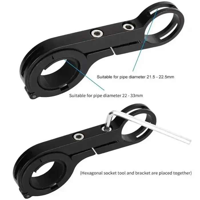Extension de guidon de vélo en alliage d'aluminium