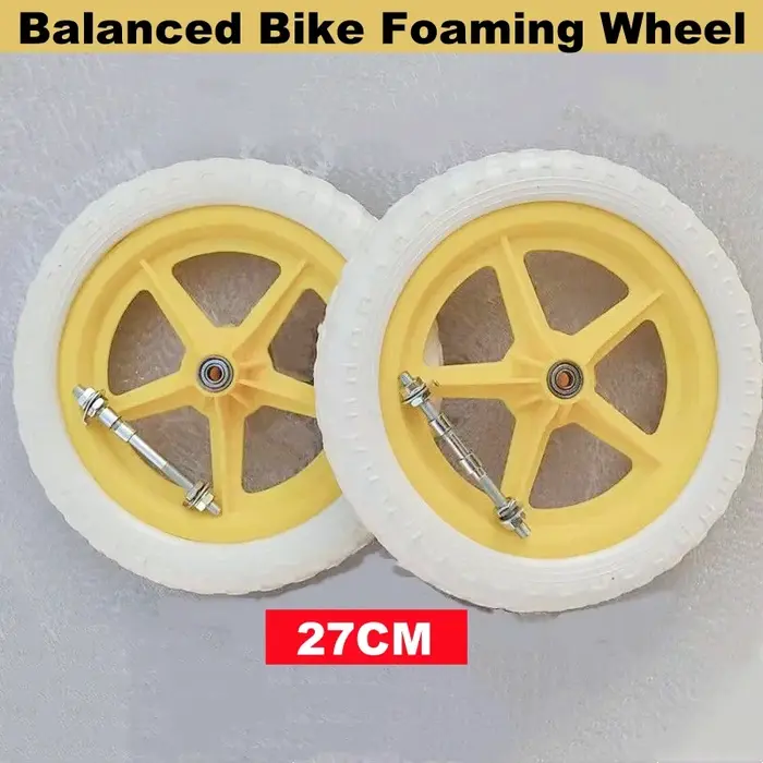 Roue en plastique de 12 pouces pour vélo d'équilibre