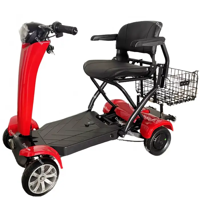 Scooter de mobilité pliable automatique à 4 roues pour personnes âgées, portée de 50km, Scooter élec