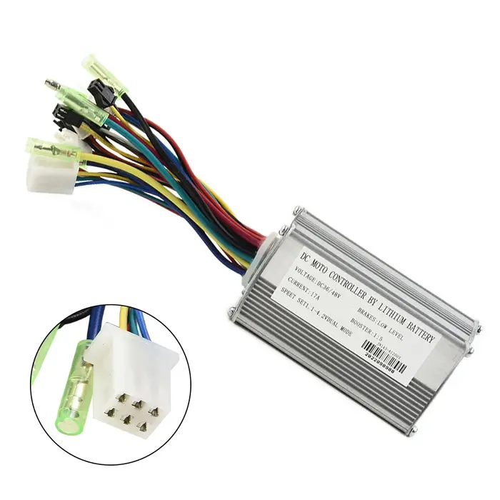 Contrôleur de Scooter électrique JN 3648V sans brosse 17A onde sinusoïdale trois modes 250350W Compatible avec les