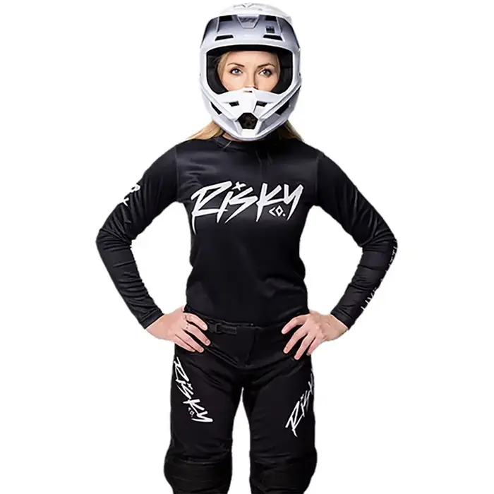 Maillot de vélo été femmes VTT descente DH enduro séchage rapide à manches longues chemise de cyclis