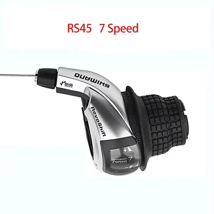 Shimano Tourney SL-RS45 Revoshift Twist Shifter 3s/7s/8s/21s/24s VTT Vélo de ville Poignée de changement de vitesse avec poignées OGD
