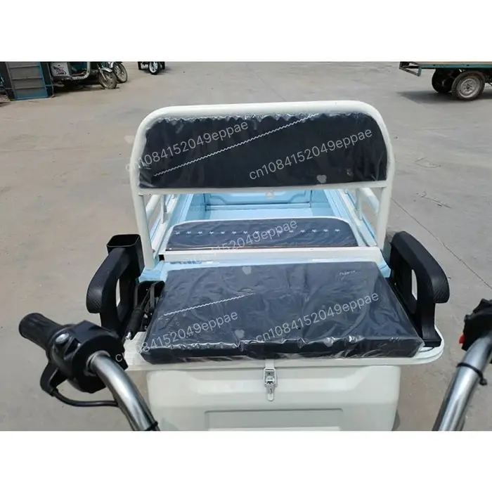 Tricycle électrique pliable 600W, véhicule de transport multifonctionnel miniature pour adultes, pour le transport de marchandises