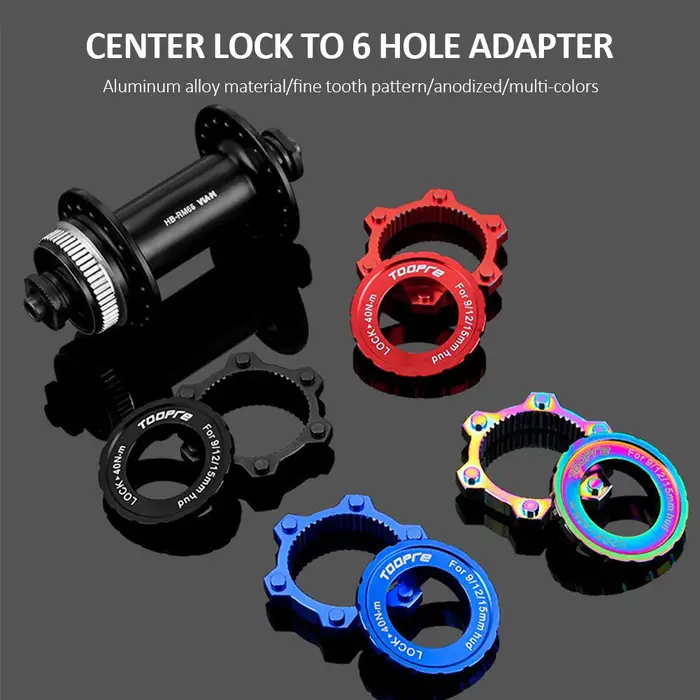Adaptateur de moyeu de vélo en alliage d'aluminium
