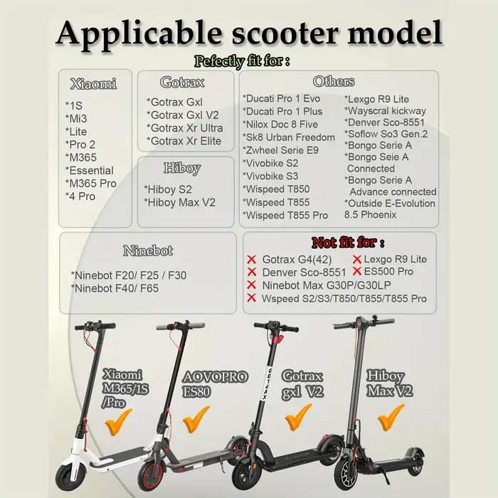 1 pneu tout-terrain Soocter 50/75-6.1 pour Gotrax GXL V2 /G3 Plus