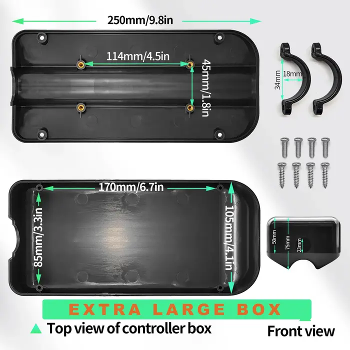 Boîte de contrôleur de vélo électrique de grande/petite taille Ebike