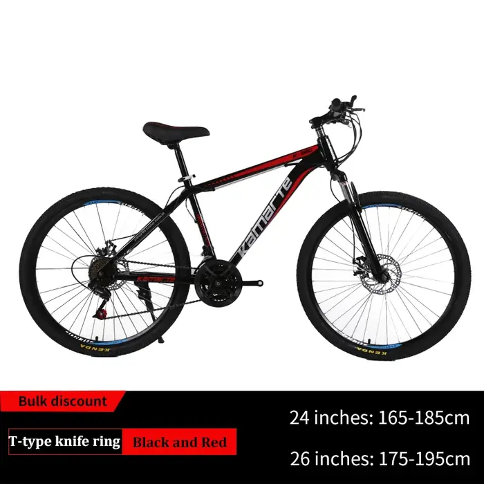 Nouveau design de vélo en alliage d'aluminium de 24 pouces pour adultes, vélo de montagne pour homme