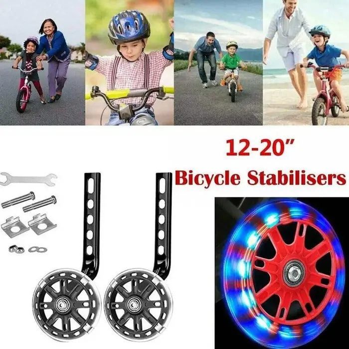 1 paire de roues auxiliaires de vélo pour enfants