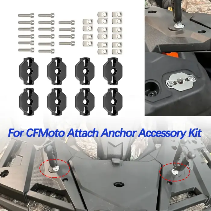 Kit d'accessoires d'ancrage à fixation rapide