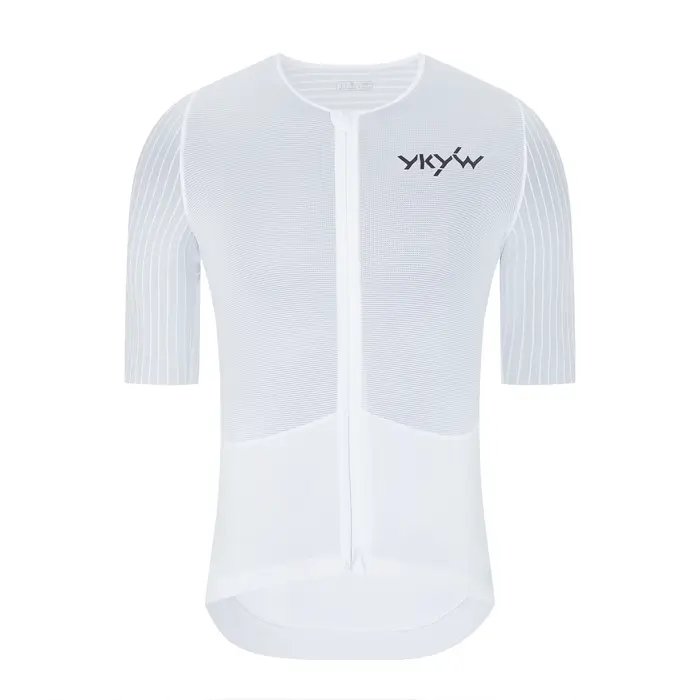 YKYWBIKE maillot de cyclisme d'été pour hommes léger à manches courtes chemise de vélo niveau de course