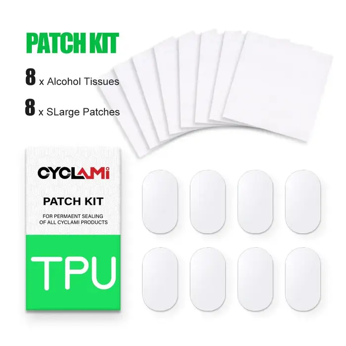 CYCLami Bike Tube Intérieur Pneu Patch Outils De Réparation Kit 8 Pièces Route VTT Pliant Vélo TPU M