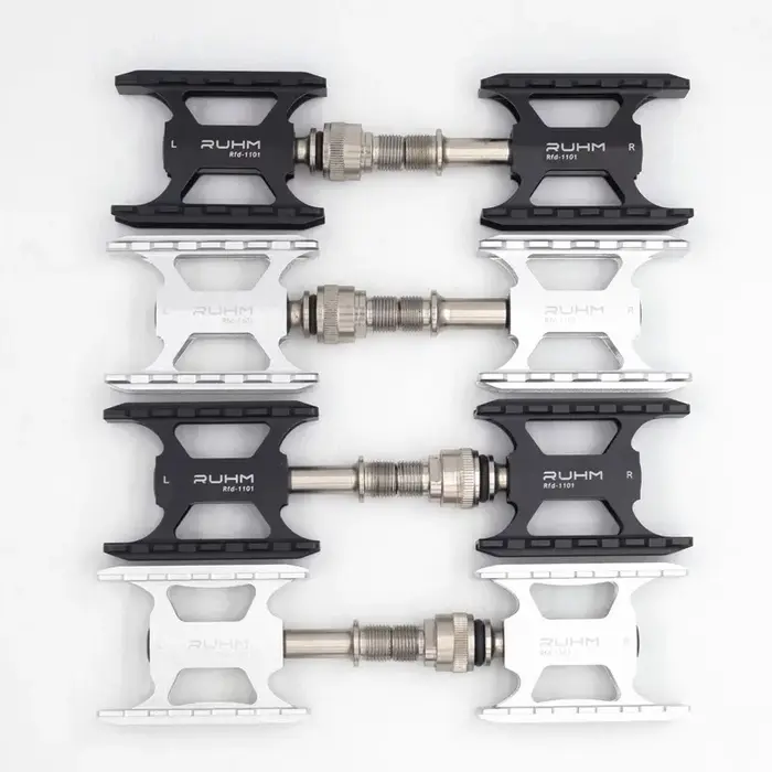 RUHM pédales en aluminium pour vélo pliant Brompton 3SIXTY pédale unilatérale à dégagement rapide Portable 244g