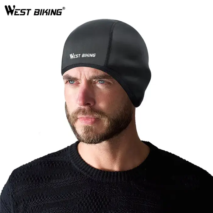 WEST BIKING-Doublure de casque thermique coupe-vent pour homme et femme