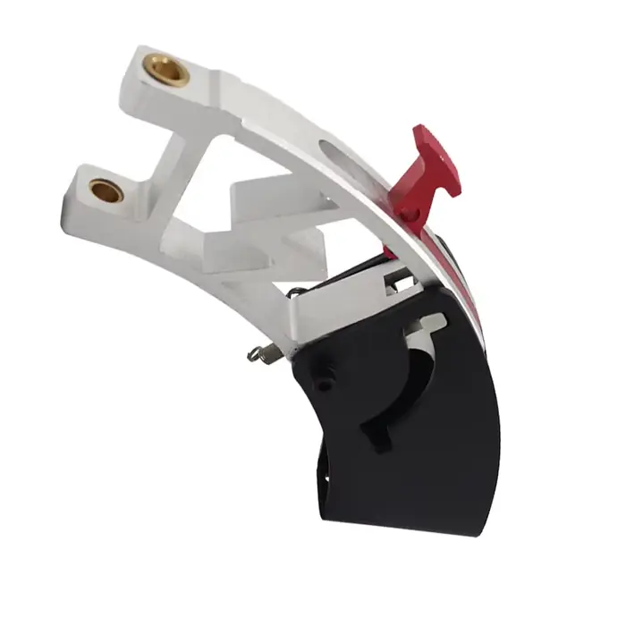 Système de pliage pour scooter électrique 10 pouces avec mécanisme de verrouillage et accessoires d'assemblage couleur jaune pour mobilité urbaine