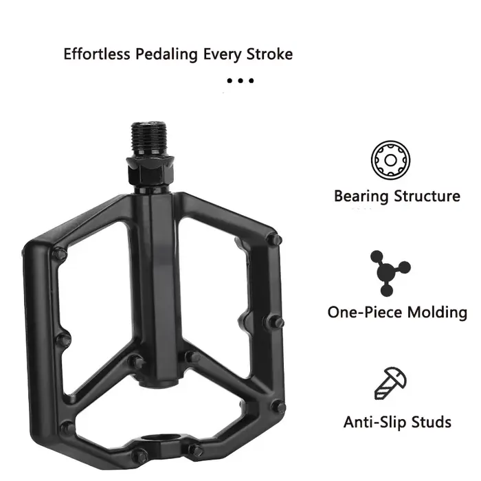1 paire de pédales de vélo en aluminium