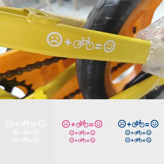 Autocollants personnalisés pour vélo