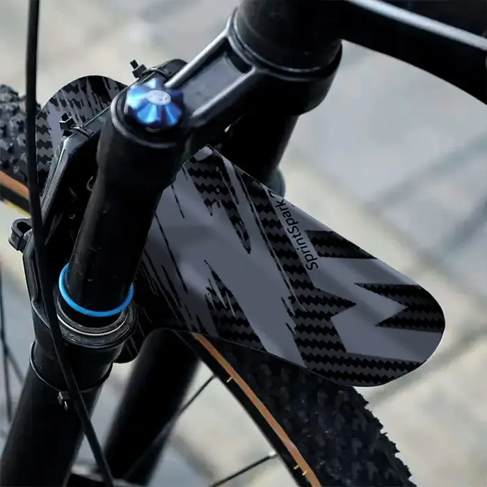 Garde-boue de vélo ultraléger à motif de carbone amélioré