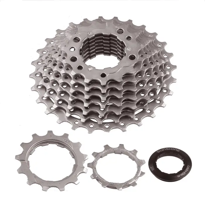 SUNSHINE 9 vitesses vtt vélo de route roue libre Cassette volant d'inertie 9S 25T 28T 32T 36T 40T 42T 46T 50T pour M370 M390 M4000 M590 Sram 9v