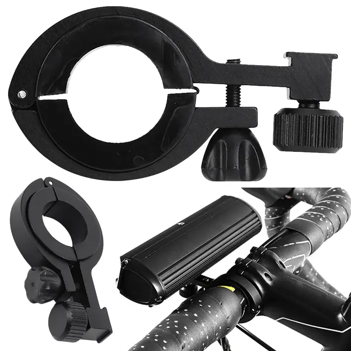 Support de lampe de vélo en alliage d'aluminium