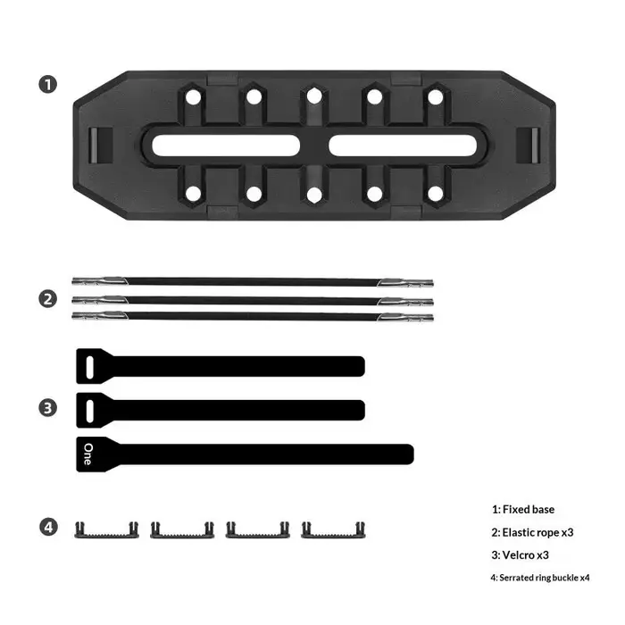 Boîte de rangement pour gel énergétique de vélo