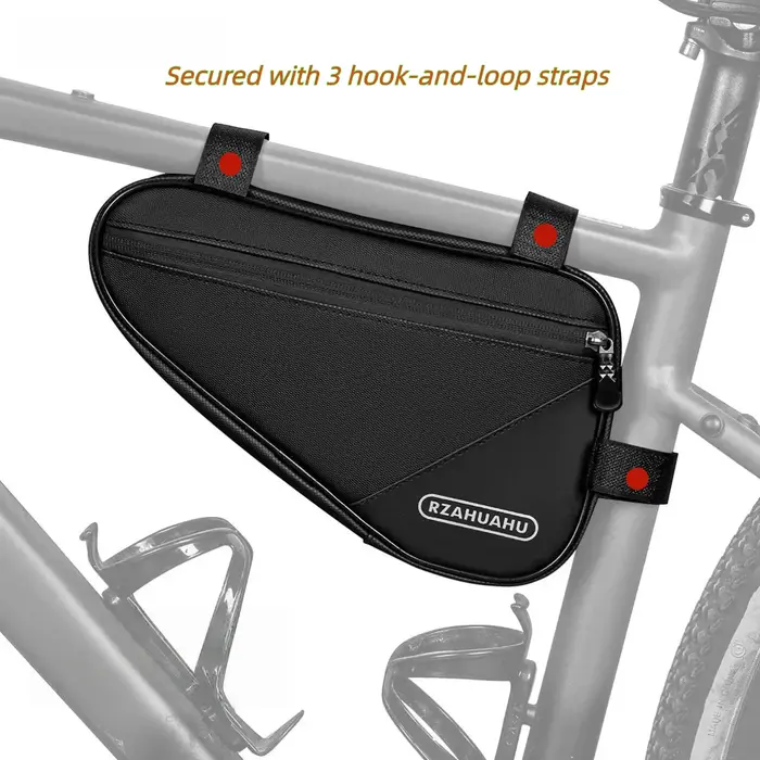Sac de cadre triangulaire pour vélo – Pochette de rangement pour tube supérieur