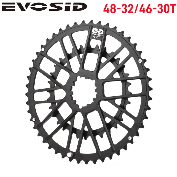 EVOSID plateau de vélo de route 46-30T 48-32T roue de chaîne