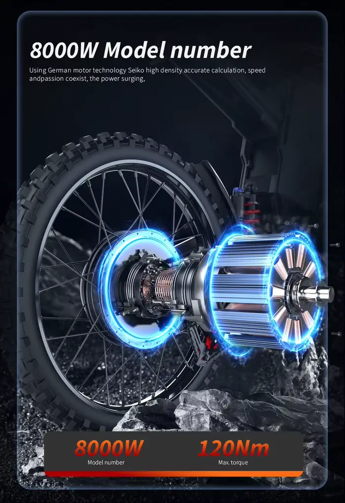 Vélo électrique tout-terrain EKXBike GTS X22