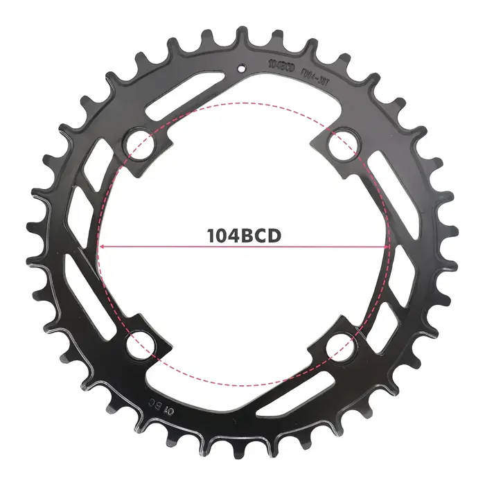 Prowheel-Plateau de vélo rond en acier