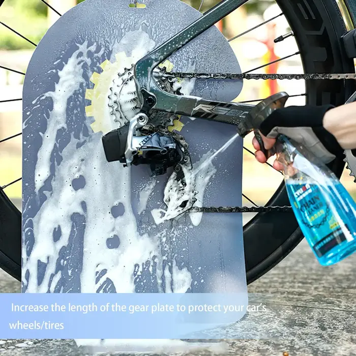 Déflecteur de lavage de frein à disque de vélo