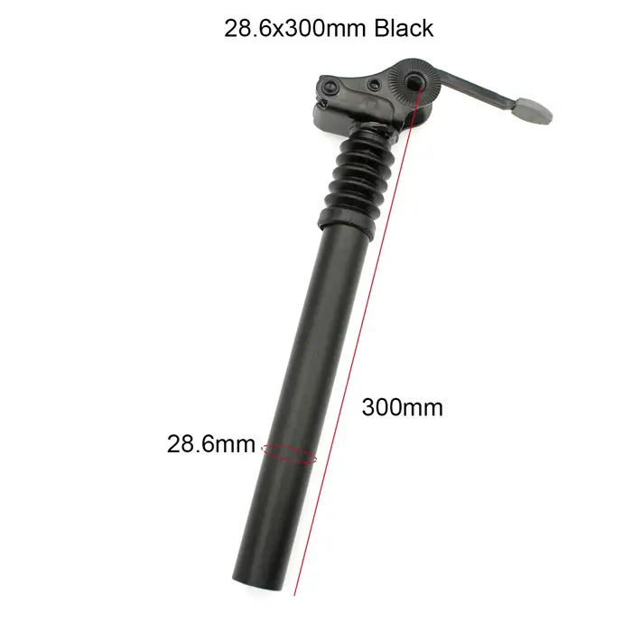 27.2 28.6 31.8 34mm Suspension amortissement Tube de selle e-bike tige de selle 300 350 500 550 600m