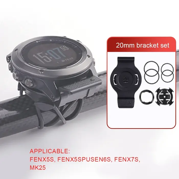 Support de compteur de vitesse de vélo 20/22/26mm, support de montre de vélo amovible, support de ch