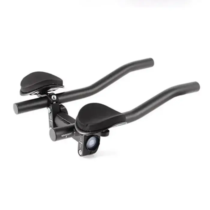 Guidon en alliage d'aluminium, barres TT, bras de Relaxation, étau fendu, repose-vélo pour vélo, lon