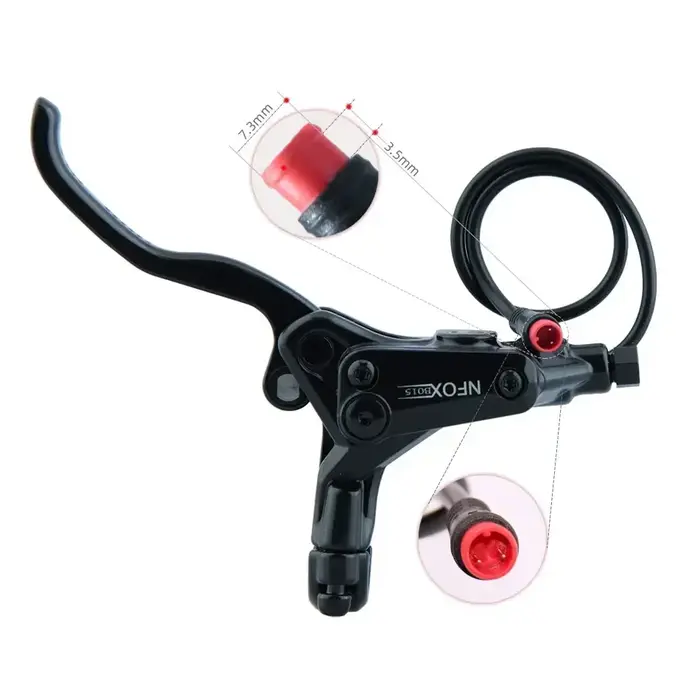 Frein hydraulique à disque à 4 pistons pour vélo électrique pliant, vélo de montagne, mise hors tens