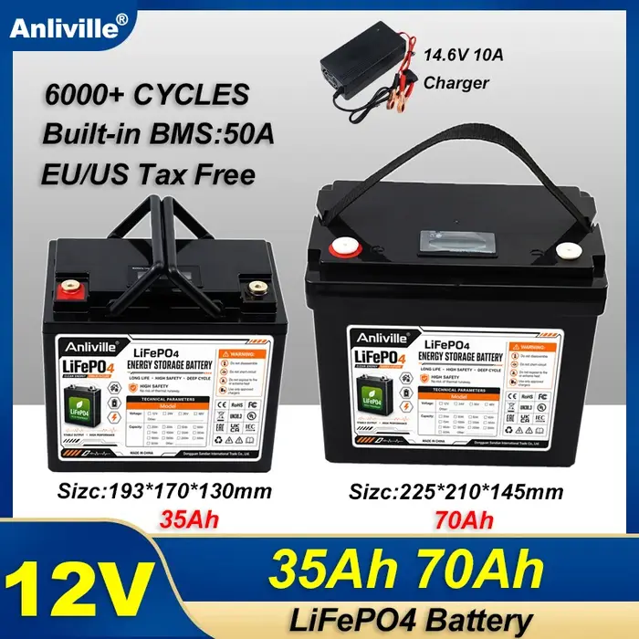 Batterie LiFePO4 12V 12