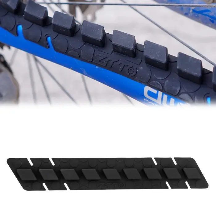 JOStay-Coussretours de protection de chaîne de vélo en silicone 3D