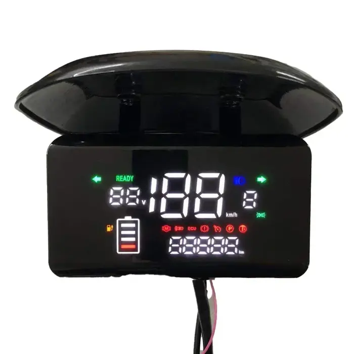 Écran LCD pour vélo électrique 48-72V, compteur de vitesse moteur