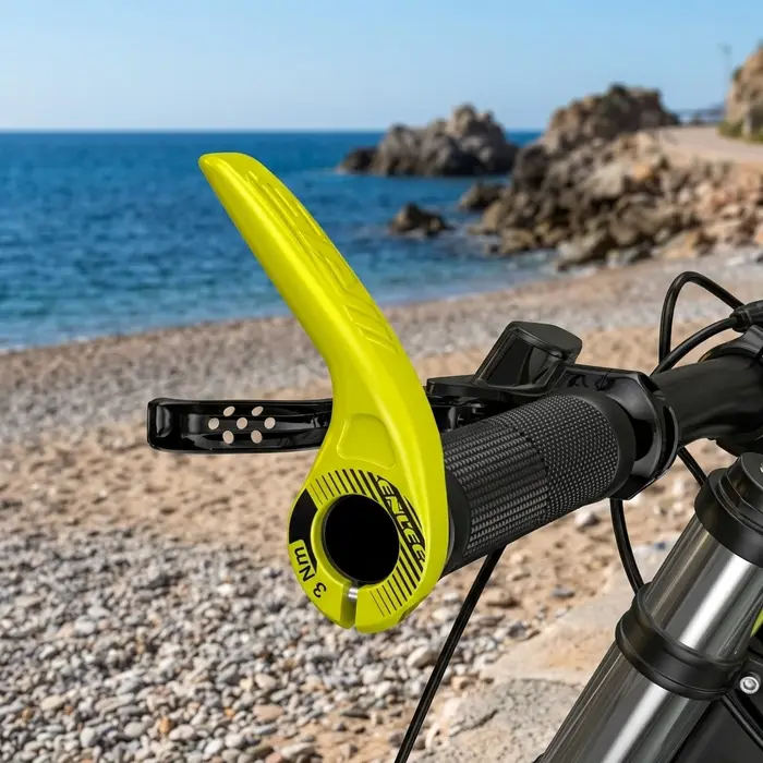 1 Paire de poignées de guidon réglables pour vélo, avec embouts auxiliaires et repose-poignets, pour le cyclisme et le soulagement de la fatigue, accessoires de vélo