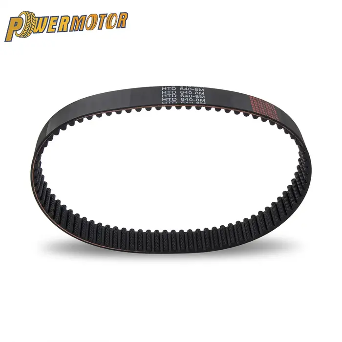 Courroie de transmission à couple élevé HTD 640-8M pour moto électrique Surron Ultra Bee