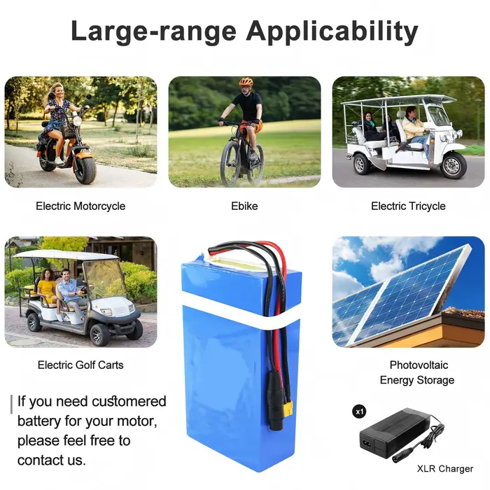 Batterie de vélo électrique 36V 10Ah 15Ah 20Ah 25Ah 35Ah 30Ah 500W