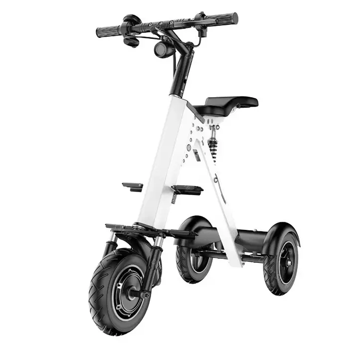 Mini Tricycle Électrique Pliable en Alliage d'Aluminium pour Adulte et Enfant